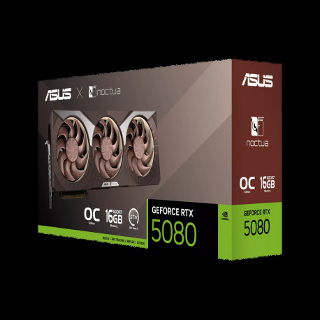 Видеокарта ASUS RTX5080 NOCTUA OC 16GB GDDR7 256bit 3xDP 2xHDMI 3FAN RTL (RTX5080-O16G-NOCTUA)-21