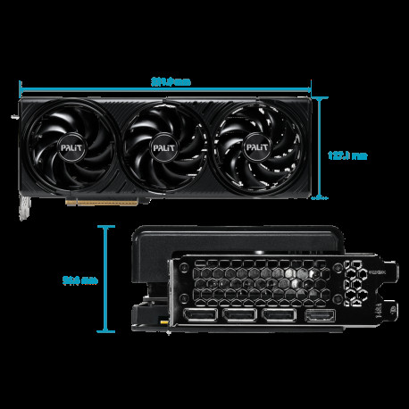 Видеокарта Palit RTX5080 INFINITY 3 16GB GDDR7 256bit 3xDP HDMI 3FAN RTL-10