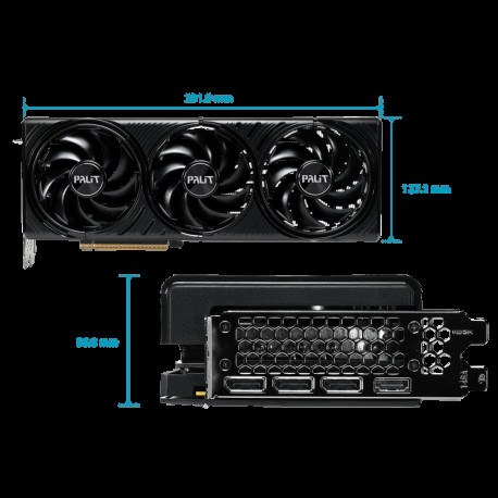 Видеокарта Palit RTX5080 INFINITY 3 OC 16GB GDDR7 256bit 3xDP HDMI 3FAN RTL-10