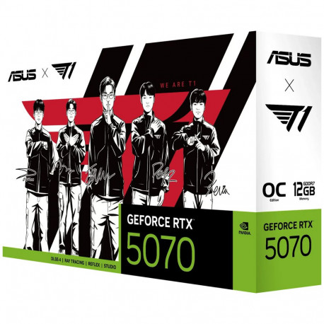 Видеокарта ASUS RTX5070 T1 GAMING OC 12GB GDDR7 192bit 3xDP HDMI 3FAN RTL (T1-RTX5070-O12G-GAMING)-11